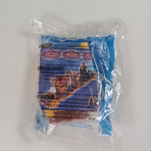 MCDONALD HAPPY MEAL 04 Disney Aladdin Toys #3 Jasmine Toy NEW In Package - Picture 2 of 7